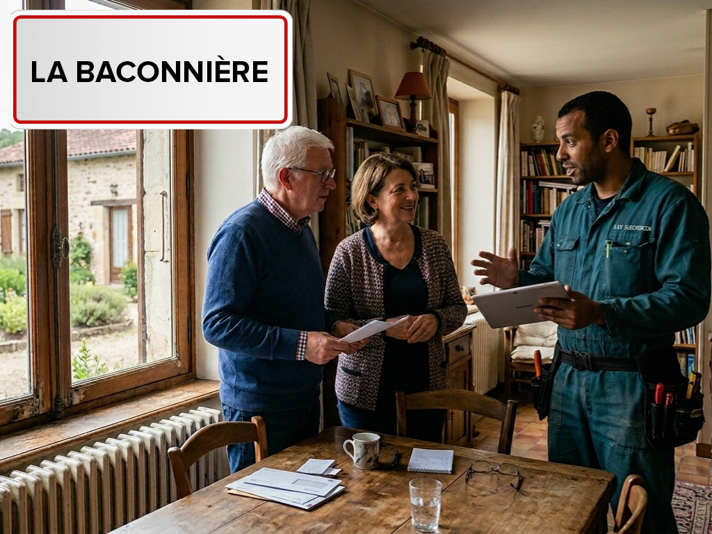 Installation de pompe à chaleur à La Baconnière (53240) en Mayenne